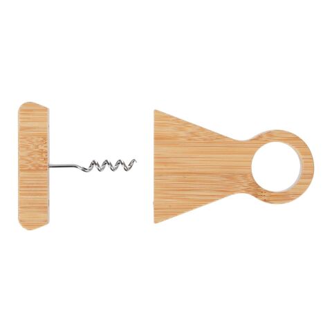 Wine bottle holder Vincio | Recycled bamboo brown