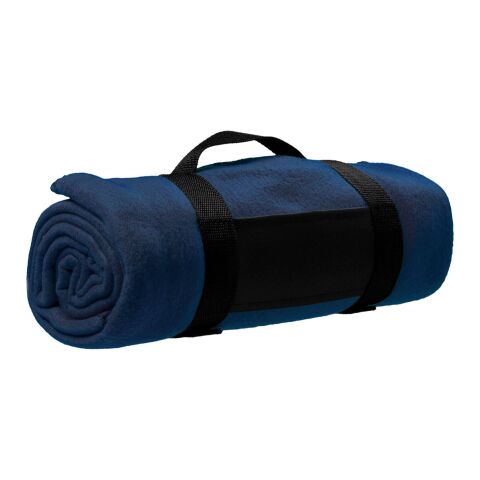 Polar fleece (170-180 gr/m²) blanket Nora blue
