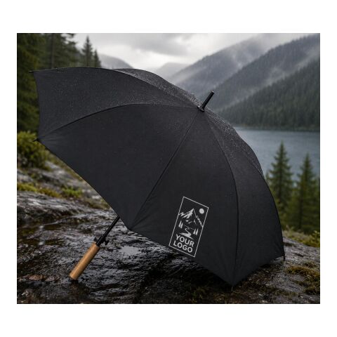 Polyester (190T) umbrella Andy black