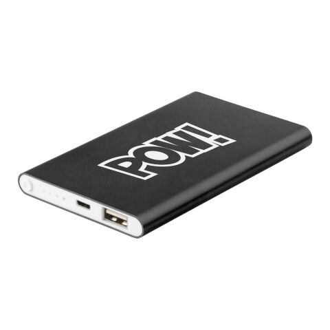 Aluminium power bank Ezra black
