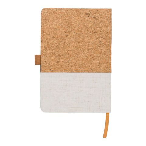 Cork and cotton notebook Trevor aqua