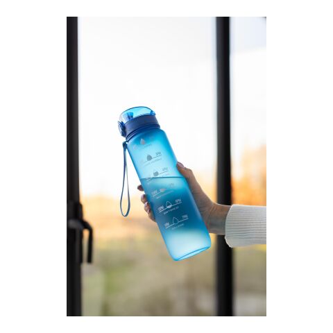 RPET drinking bottle (1000 ml) Brinley green
