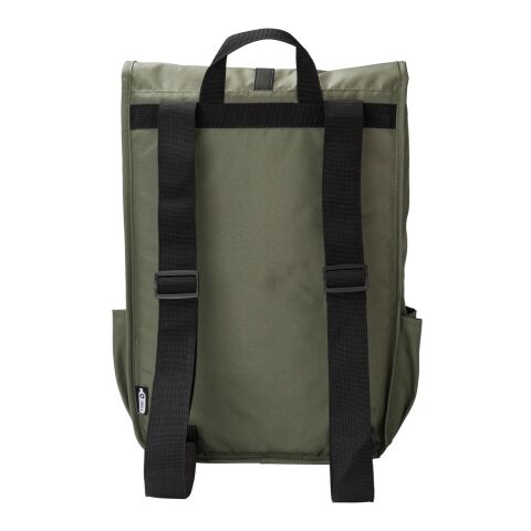 RPET Polyester (300D) flap backpack Lyric grey