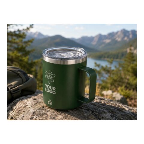 Stainless steel double-walled mug (300 ml) Renate blue