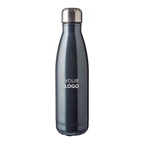 Recycled stainless steel single-walled flask 650 ml Cliff blue