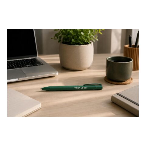 Recycled aluminium ballpen Gladys white