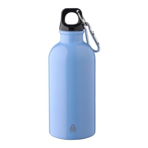 Recycled stainless steel single walled bottle (400 ml) Sable silver