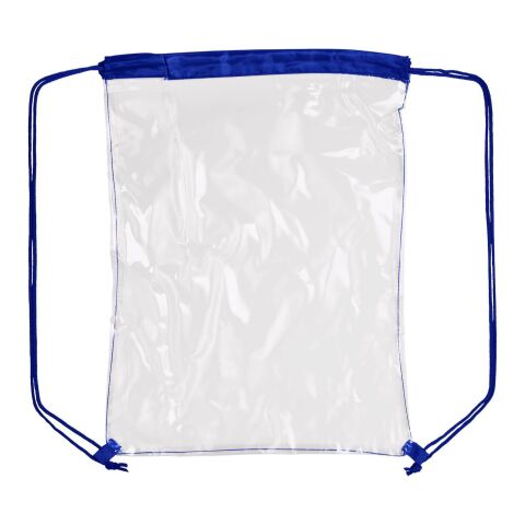 PVC drawstring backpack Kiki cobalt blue