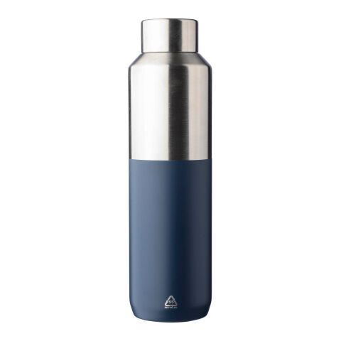 Recycled stainless steel double-walled drinking bottle (600 ml) Esen white
