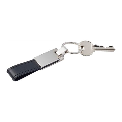 Steel and PU key holder Keon black