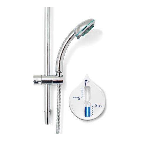 Plastic shower timer Alaya white | No Branding | not available | not available