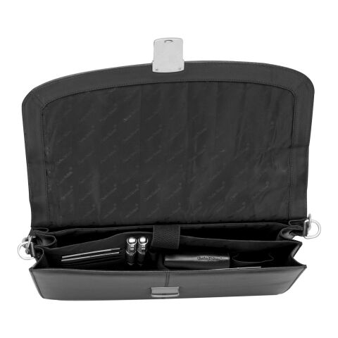 Leather Charles Dickens® briefcase Shia black | No Branding | not available | not available
