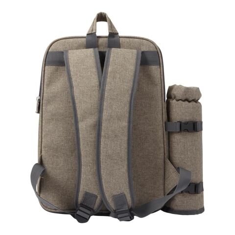 Polyester (600D) picnic backpack Allison light grey | No Branding | not available | not available