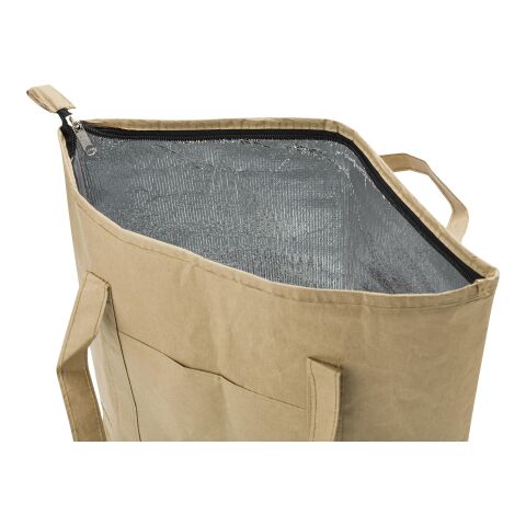 Laminated paper (80 gr/m²) cooler shopping bag Oakley brown | No Branding | not available | not available