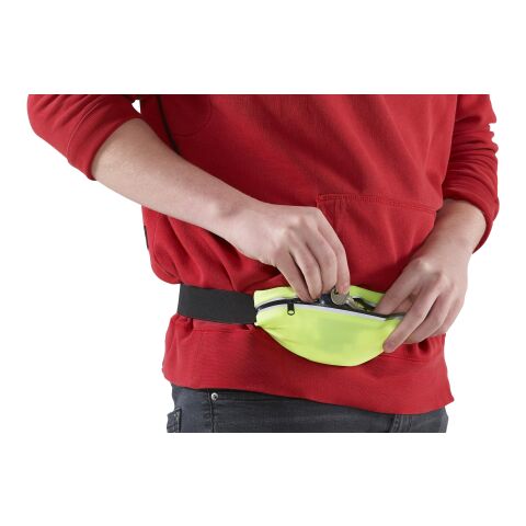 Waist bag Bastian, Polyester lycra (220 gr/m²) fluor yellow | No Branding | not available | not available