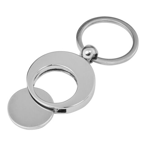 Metal 2-in-1 key holder Christie silver | No Branding | not available | not available