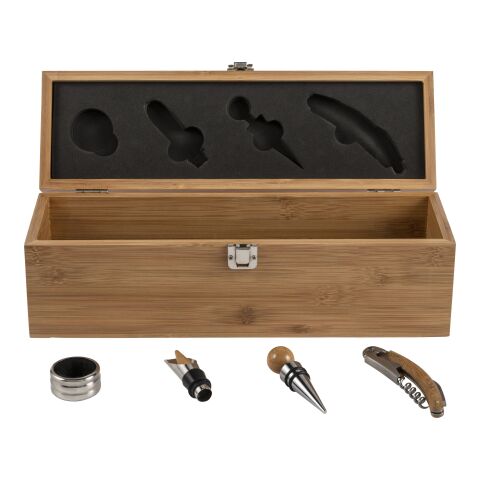 Bamboo wine gift set Gareth brown | No Branding | not available | not available
