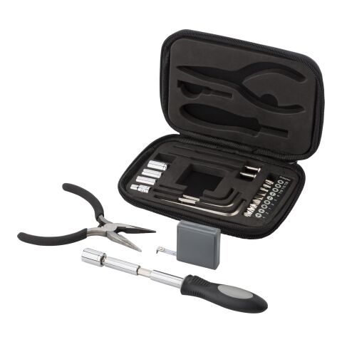 Bonded leather case tool kit Lani black | No Branding | not available | not available