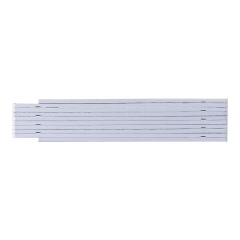 Plastic foldable ruler Leon white | No Branding | not available | not available