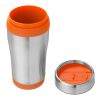 Elwood 410 ml insulated tumbler Standard | Silver-Orange | not available | No Branding | not available | not available