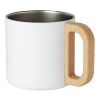 Bjorn 360 ml RCS certified recycled stainless steel mug with copper vacuum insulation Standard | White | No Branding | not available | not available