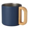 Bjorn 360 ml RCS certified recycled stainless steel mug with copper vacuum insulation Dark blue | not available