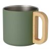 Bjorn 360 ml RCS certified recycled stainless steel mug with copper vacuum insulation Standard | Heather green | not available | No Branding | not available | not available