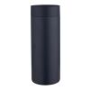 Illuminate 650 ml RCS recycled double wall stainless steel water bottle with 3-piece lid set Navy | not available