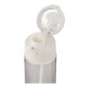 Theron 700 ml RCS recycled plastic water bottle with dual function lid and flip straw White