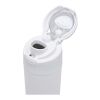 Theron 800 ml RCS recycled single wall stainless steel water bottle with dual function lid  White