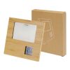 Sasa bamboo photo frame with weather station Standard | Natural | No Branding | not available | not available