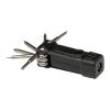 Octo 8-in-1 RCS recycled plastic screwdriver set with torch Solid black | not available