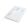 Legato Elegance A5 hard cover notebook and rollerball pen set Standard | Transparent-White | Not applicable | No Branding | not available | not available