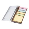 Spinner spiral notebook with coloured sticky notes Standard | Natural | No Branding | not available | not available