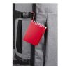 Lig Mini recycled outdoor soft cover notebook and ballpoint pen set (black ink) Standard | Red | No Branding | not available | not available