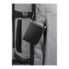 Lig Mini recycled outdoor soft cover notebook and ballpoint pen set (black ink) Solid black | No Branding
