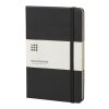 Moleskine Plain L Hard Cover Notebook Standard | Solid black | Paper Print | paper band | 460 mm x 55 mm