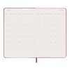 Moleskine 12M Daily L Hard Cover Planner Standard | Scarlet red | not available | No Branding | not available | not available