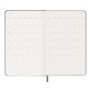 Moleskine 12M Weekly L Hard Cover Planner Standard | Solid black | not available | No Branding | not available | not available