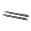 Lucetto recycled aluminium ballpoint and rollerball pen gift set Standard | Grey | Not applicable | No Branding | not available | not available
