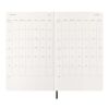 Moleskine soft cover 12 month L daily planner Standard | Black | No Branding | not available | not available