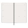Moleskine horizontal hard cover 12 month L weekly planner Standard | Solid black | not available | No Branding | not available | not available