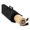 Birgit 21'' foldable windproof recycled PET umbrella Standard | Solid black | No Branding | not available | not available | not available