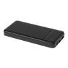Loop 10.000 mAh recycled plastic power bank Standard | Solid black | No Branding | not available | not available