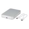 Avis 10.000 mAh RCS recycled aluminium magnetic power bank  Silver