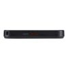 SMART 5000 mAh recycled plastic magnetic power bank with lanyard Solid black