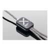 SCX.design C33 60W Type-C charging cable with dual light-up logo  Heather black | No Branding | not available | not available
