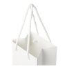 Handmade 170 g/m2 integra paper wine bottle bag with plastic handles white | No Branding | not available | not available