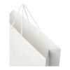 Handmade 170 g/m2 integra paper bag with plastic handles - XX large white | No Branding | not available | not available