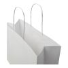 Kraft 120 g/m2 paper bag with twisted handles - large White | Not applicable | No Branding | not available | not available